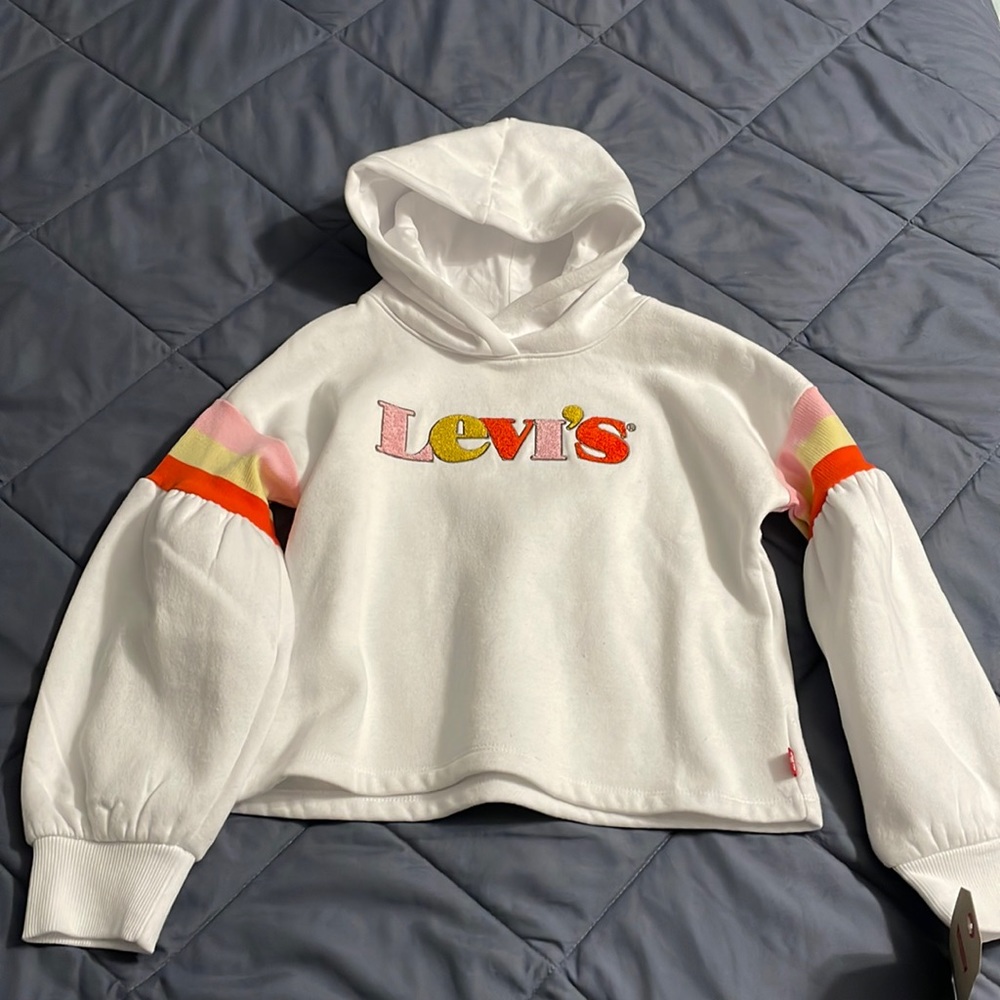 Levis Girls Crop Hoodie